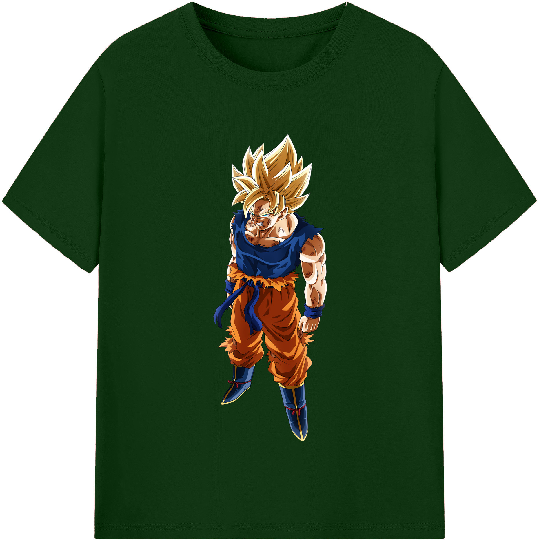 （画像用） ドラゴンボール 孫悟空（そん ごくう）Son Goku カカロット DRAGON BALL Kakarotto 綿100％半袖Tシャツ（フロントプリント）